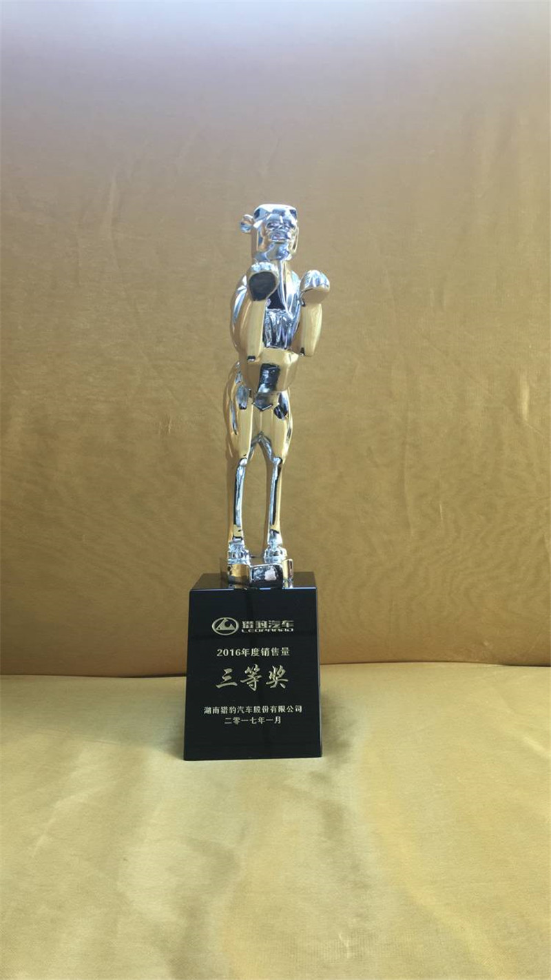 2017年1月獵豹廠家2016年度銷售量三等獎