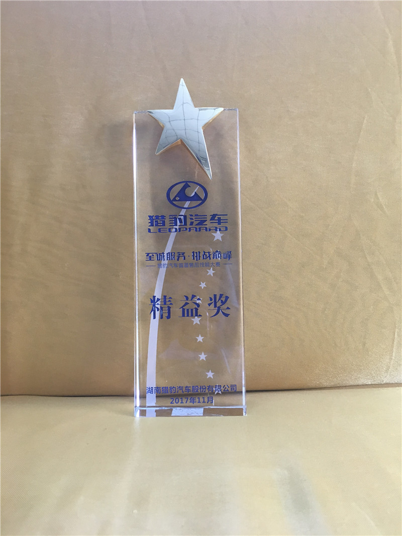 2017年11月獵豹廠家獵豹汽車首屆售后技能大賽精益獎